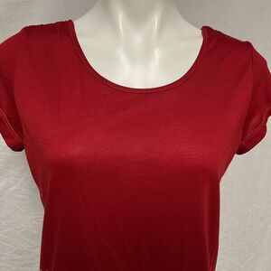 Iowa State ISU Cyclones Zoozatz Open Crisscross Back Red And Gold Shirt Med